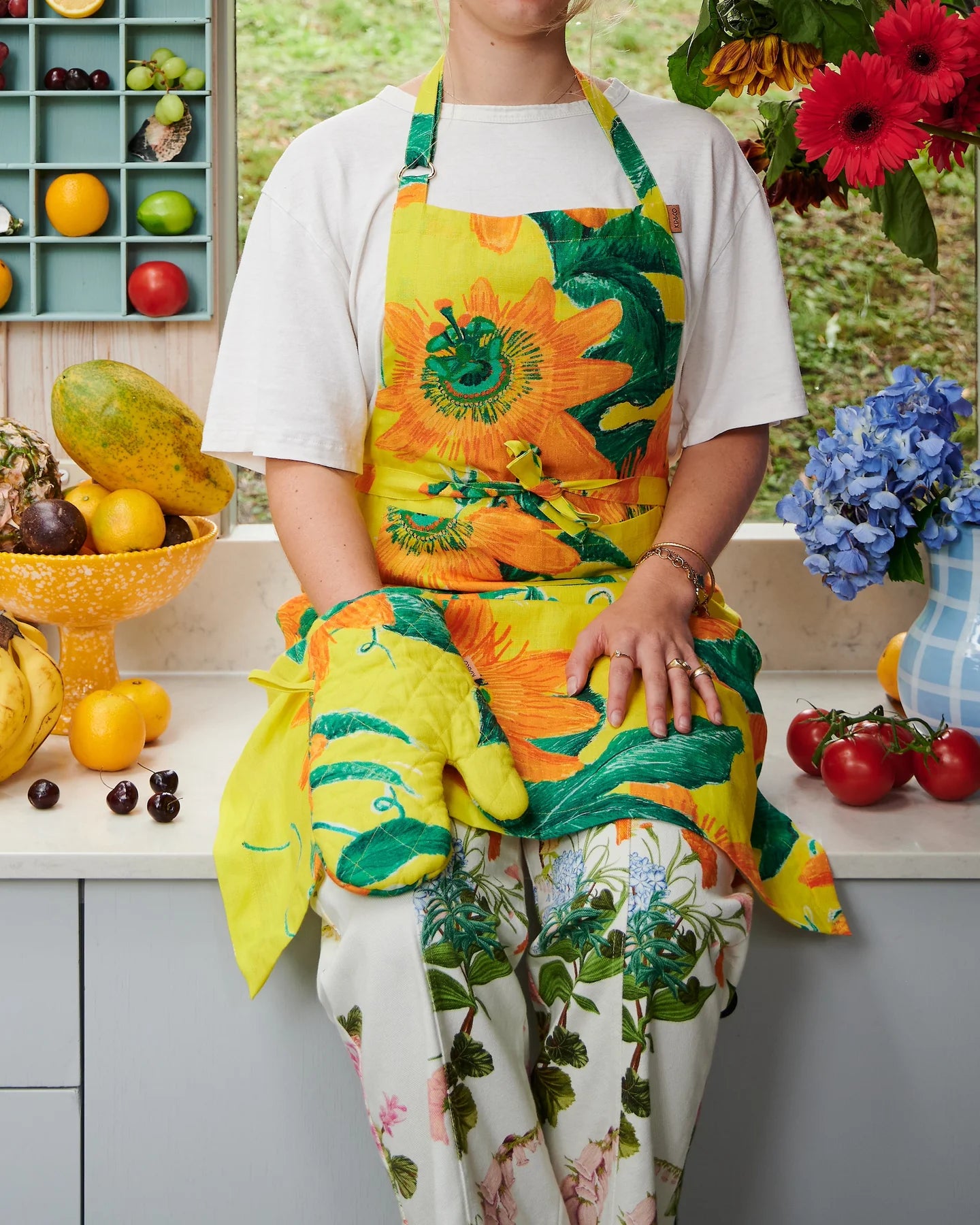 Kip and Co Passiona Linen Apron