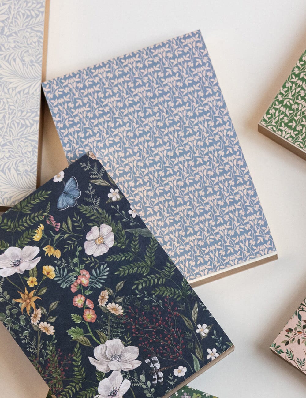 Bespoke Letterpress - Frost Bramble Notepad Mini Jotter