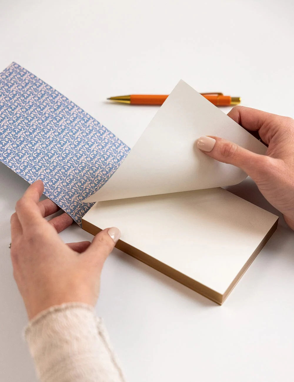 Bespoke Letterpress - Frost Bramble Notepad Mini Jotter