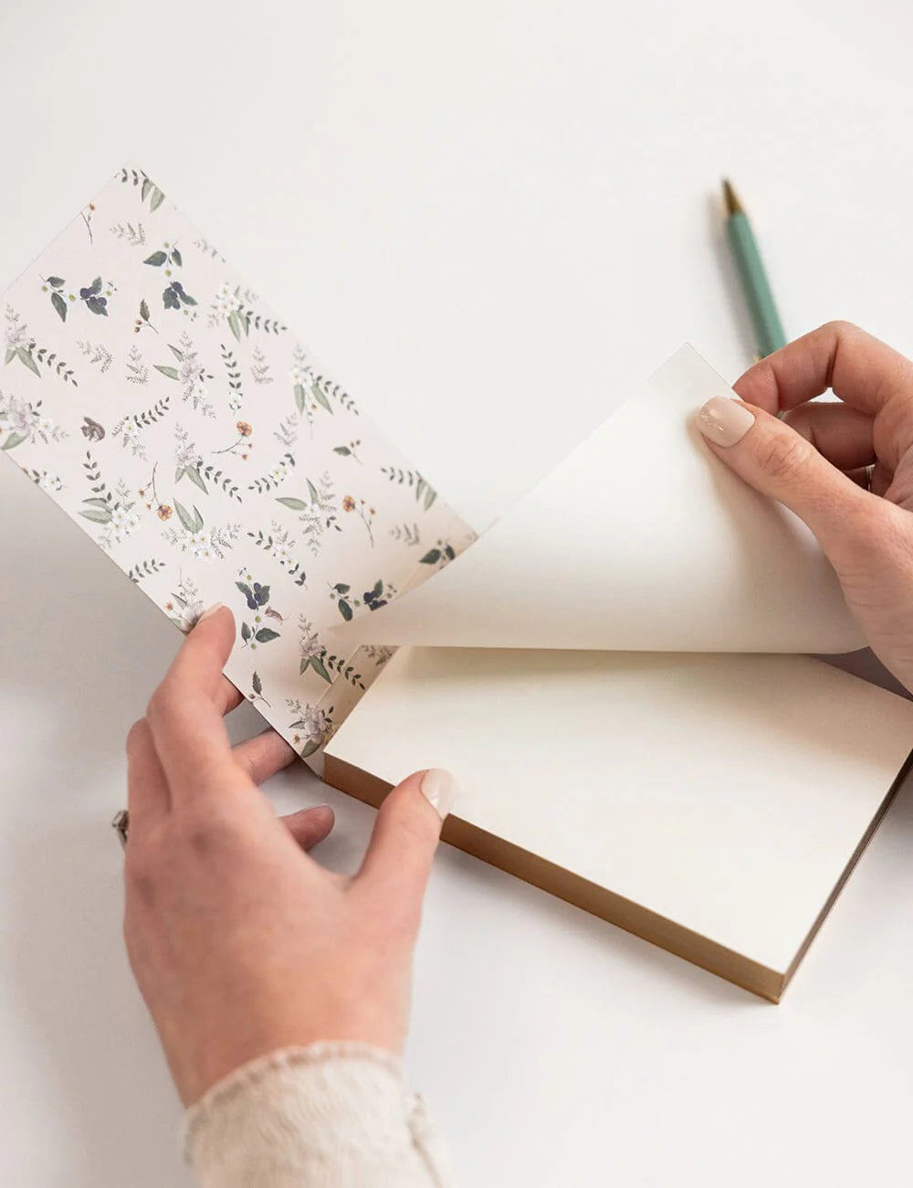 Bespoke Letterpress - Button Fern Notepad Mini Jotter