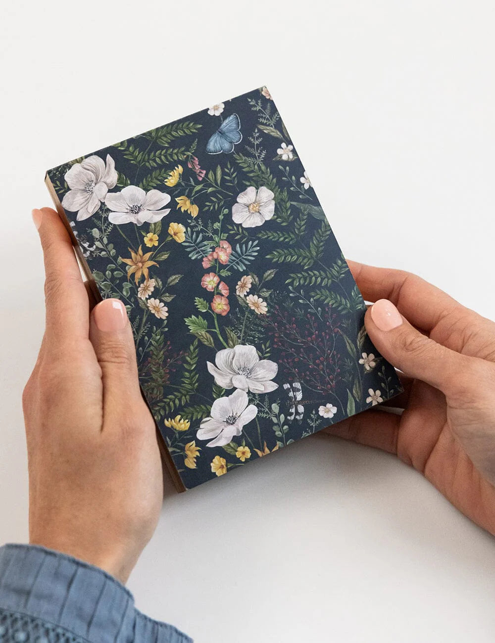 Bespoke Letterpress - Dusk in Bloom Notepad Mini Jotter