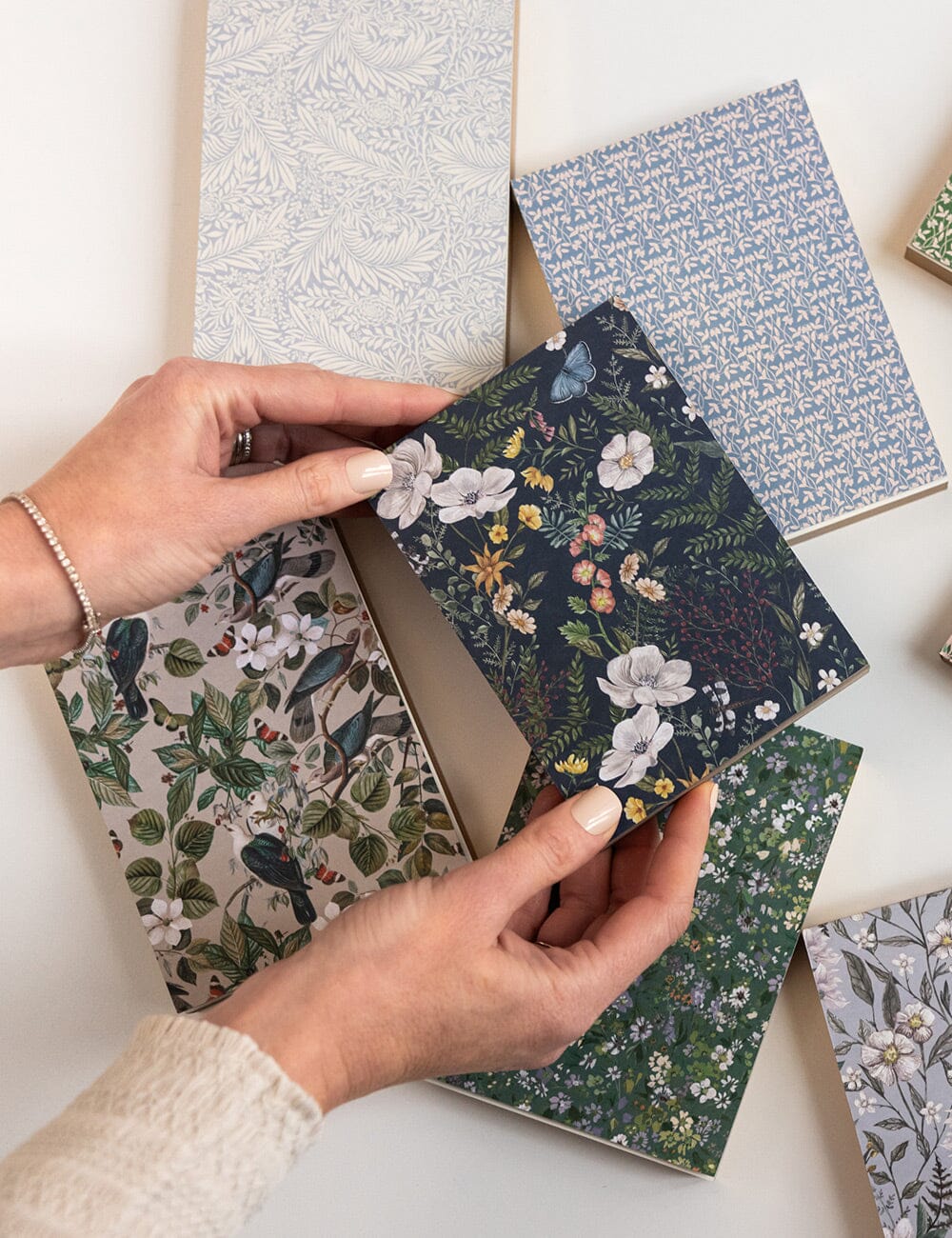 Bespoke Letterpress - Dusk in Bloom Notepad Mini Jotter