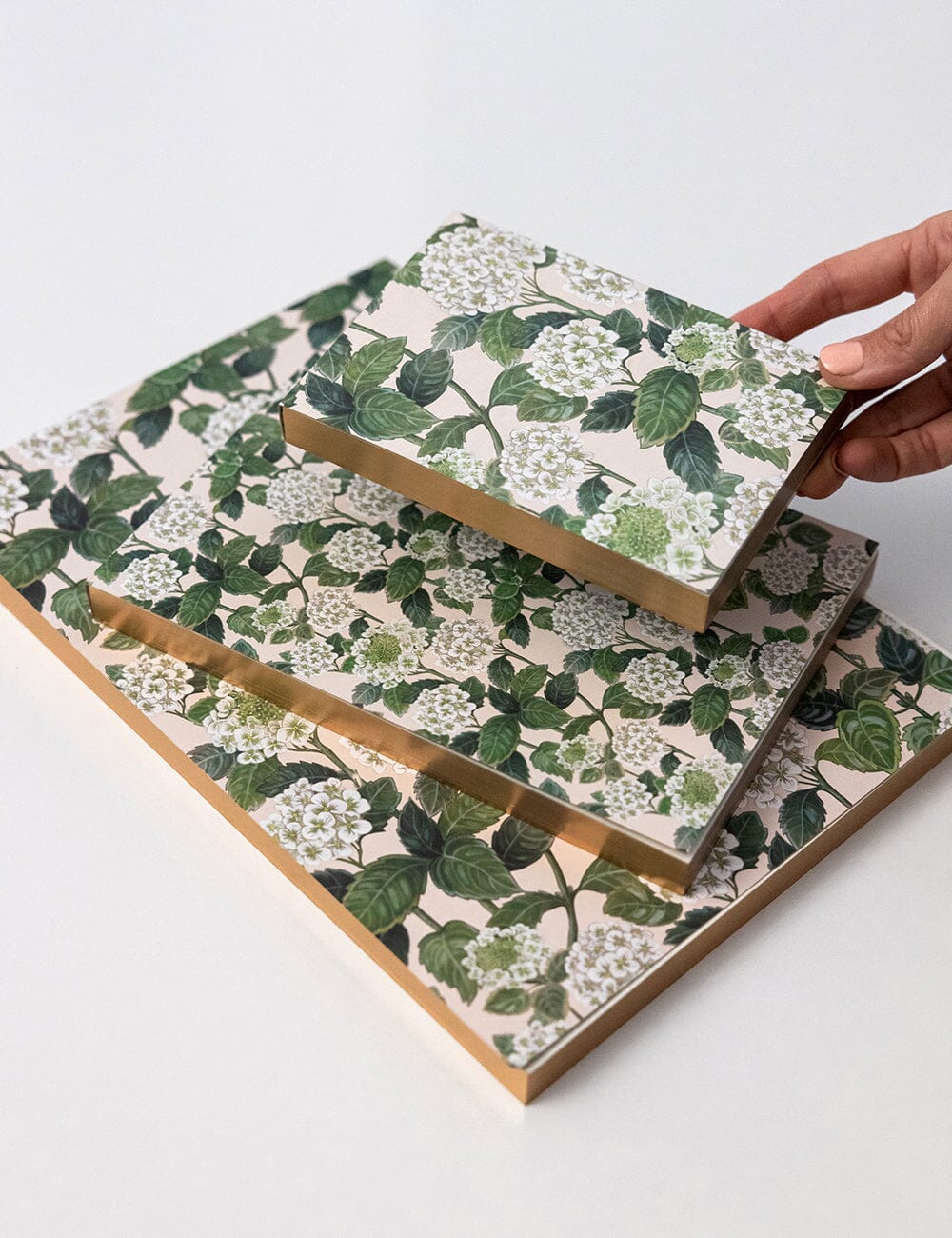 Bespoke Letterpress - Hydrangea Notepad Mini Jotter