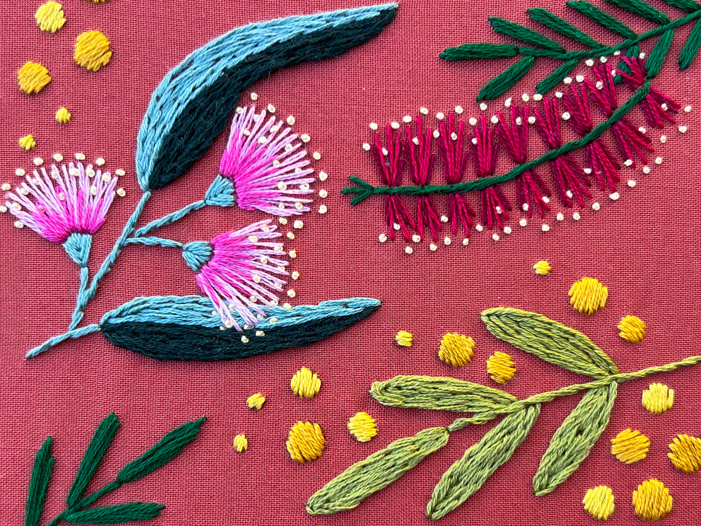 Lily Upton Native Flowers Stick and Stitch Kit
