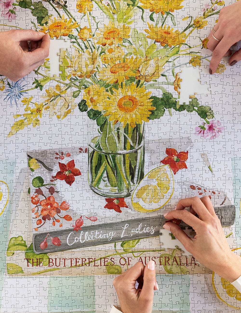Bespoke 1000 Piece Jigsaw Puzzle - Native Wildflowers