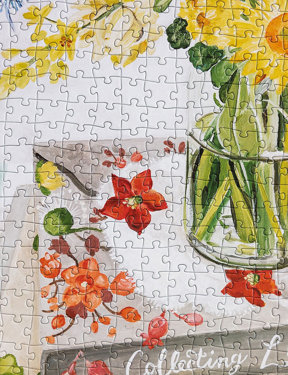 Bespoke 1000 Piece Jigsaw Puzzle - Native Wildflowers