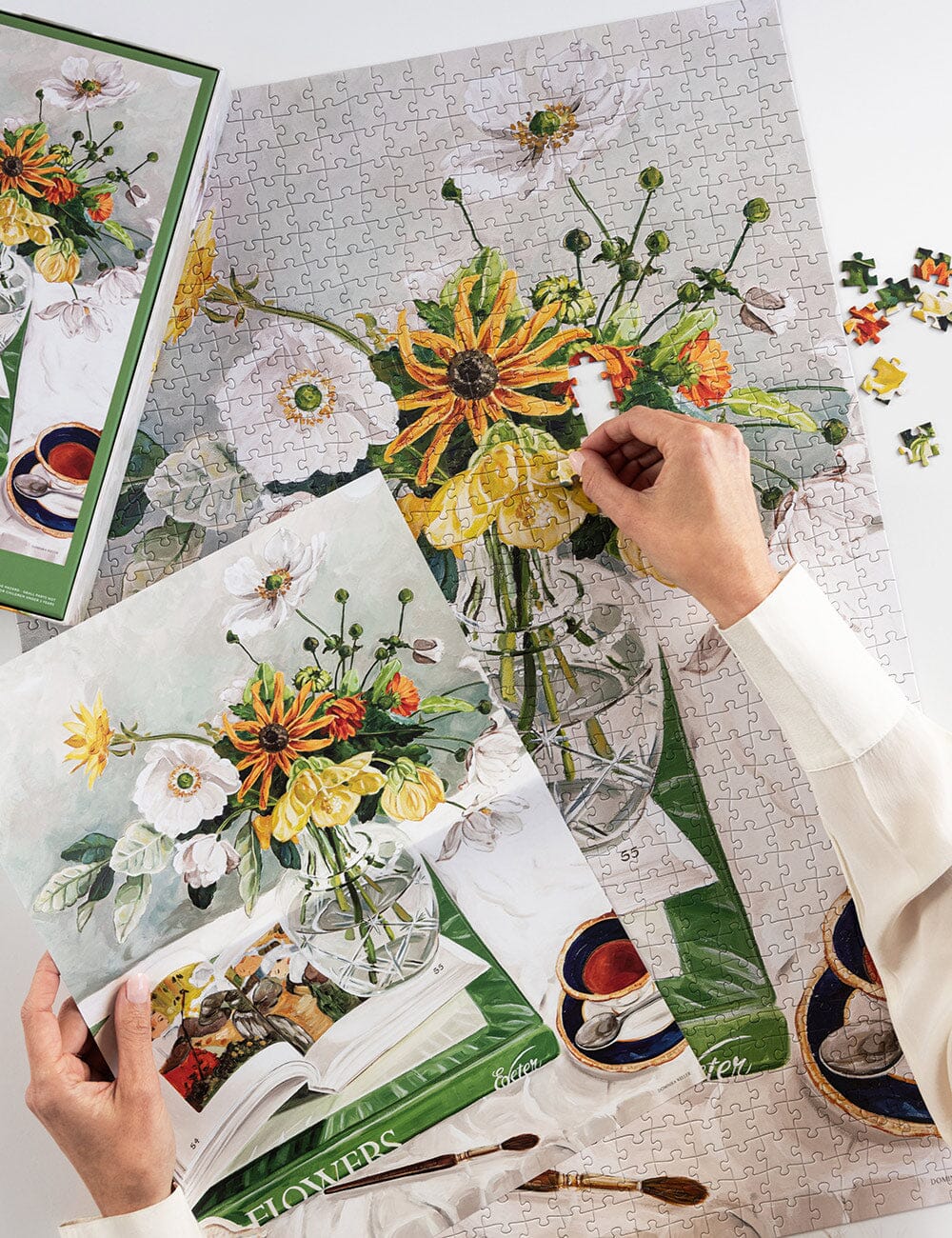 Bespoke 1000 Piece Jigsaw Puzzle - April Blooms