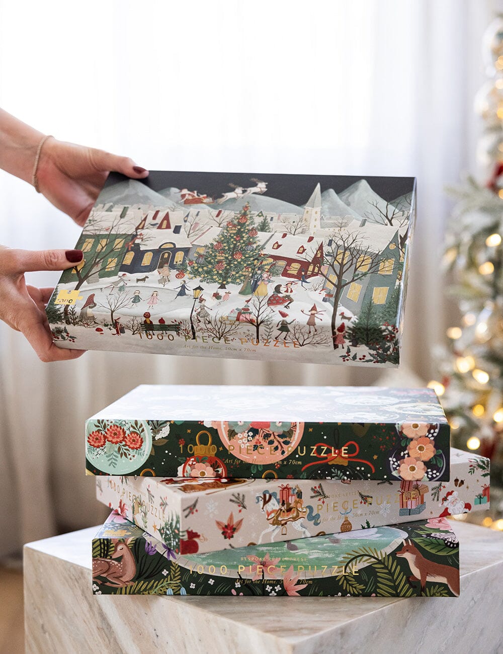 Bespoke 1000 Piece Jigsaw Puzzle - The Christmas Village
