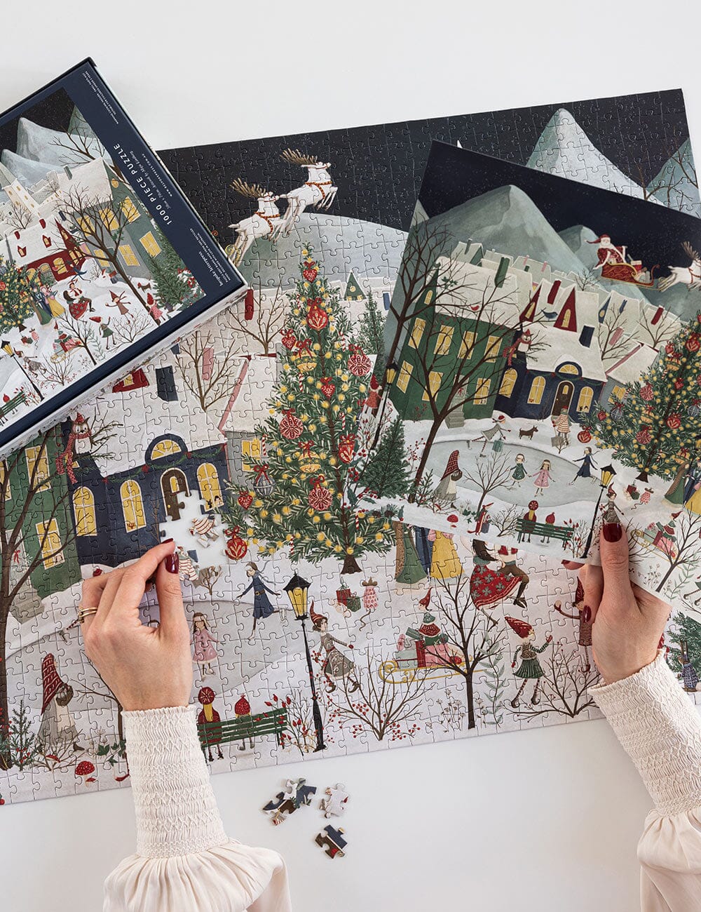Bespoke 1000 Piece Jigsaw Puzzle - The Christmas Village