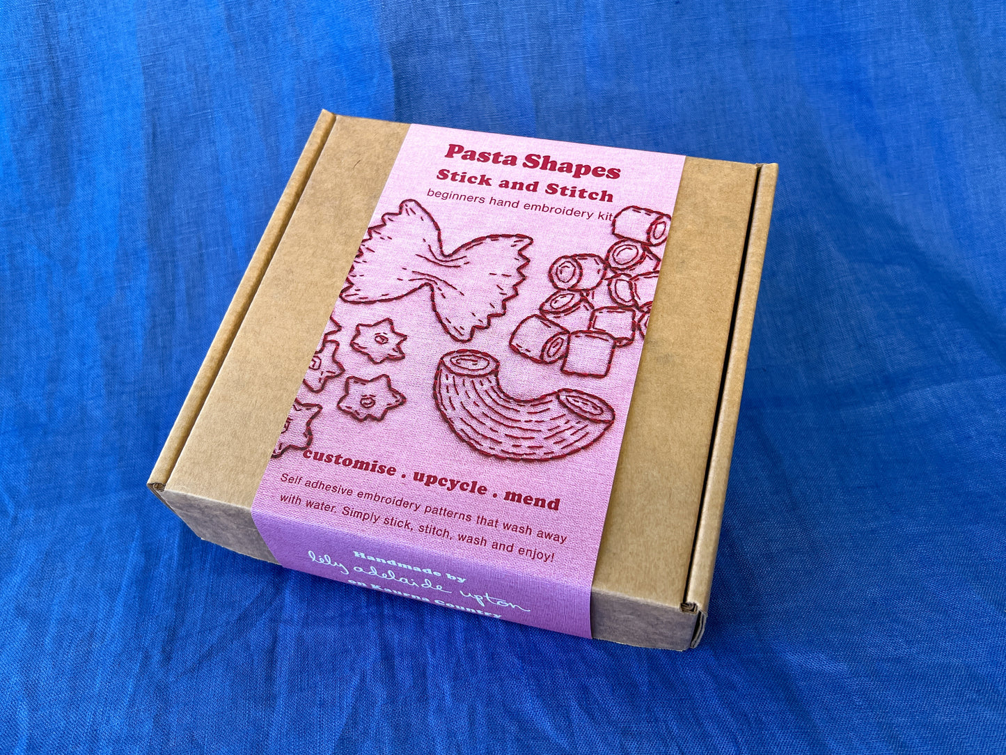 Lily Upton Pasta Shapes Stick and Stitch - Various Colours