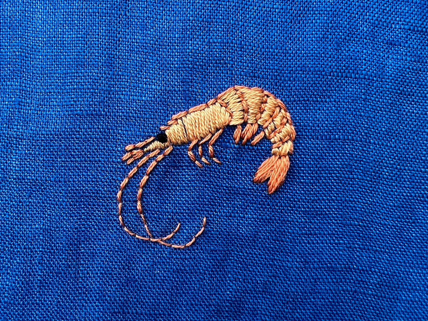 Lily Upton Prawn Mini Stick and Stitch Kit