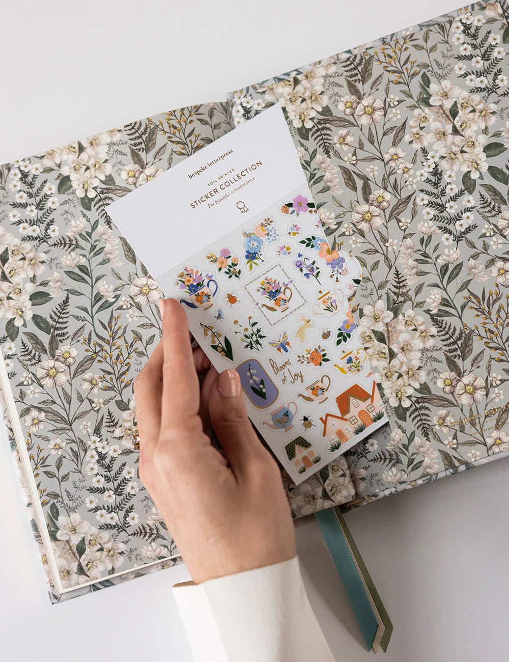 Bespoke Letterpress - Blushing Spring Sticker Sheet