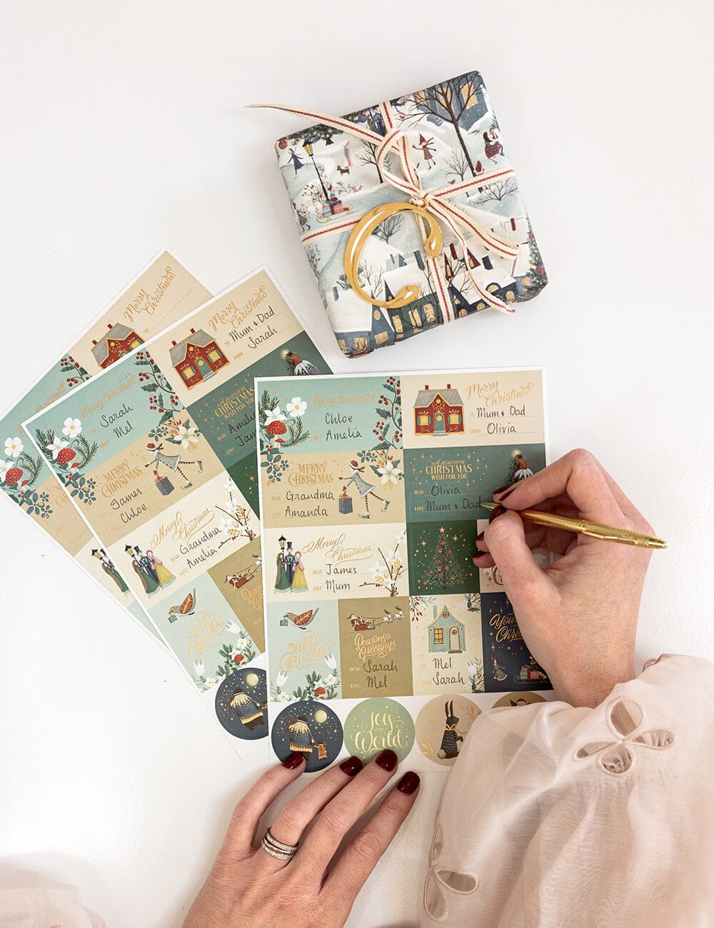 Bespoke Sticker Pack - The Christmas Village