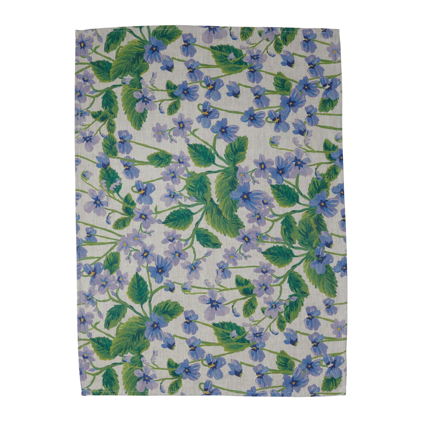 Lilas Blue Linen Tea Towel