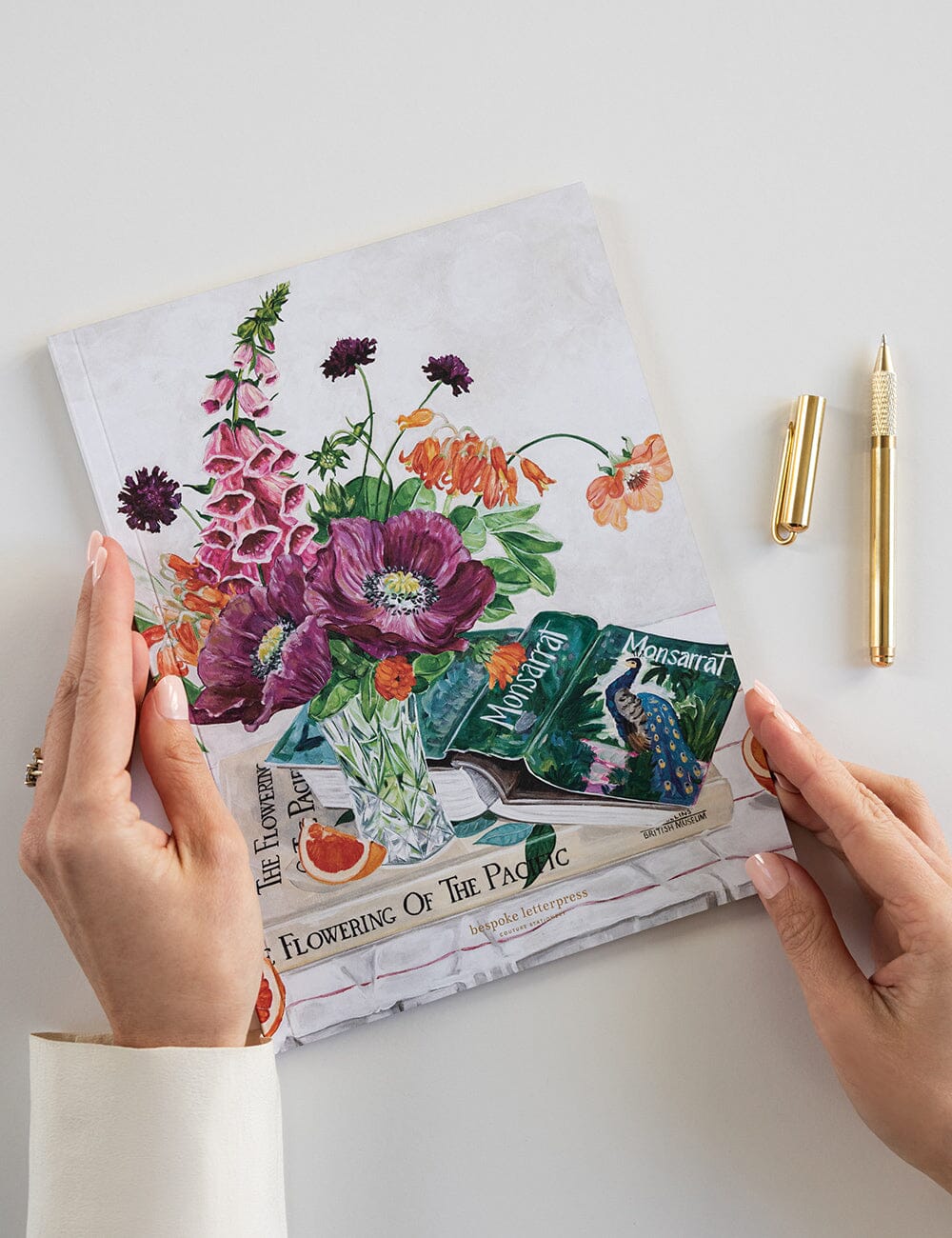 Bespoke Letterpress - Poppies and Foxgloves Workbook