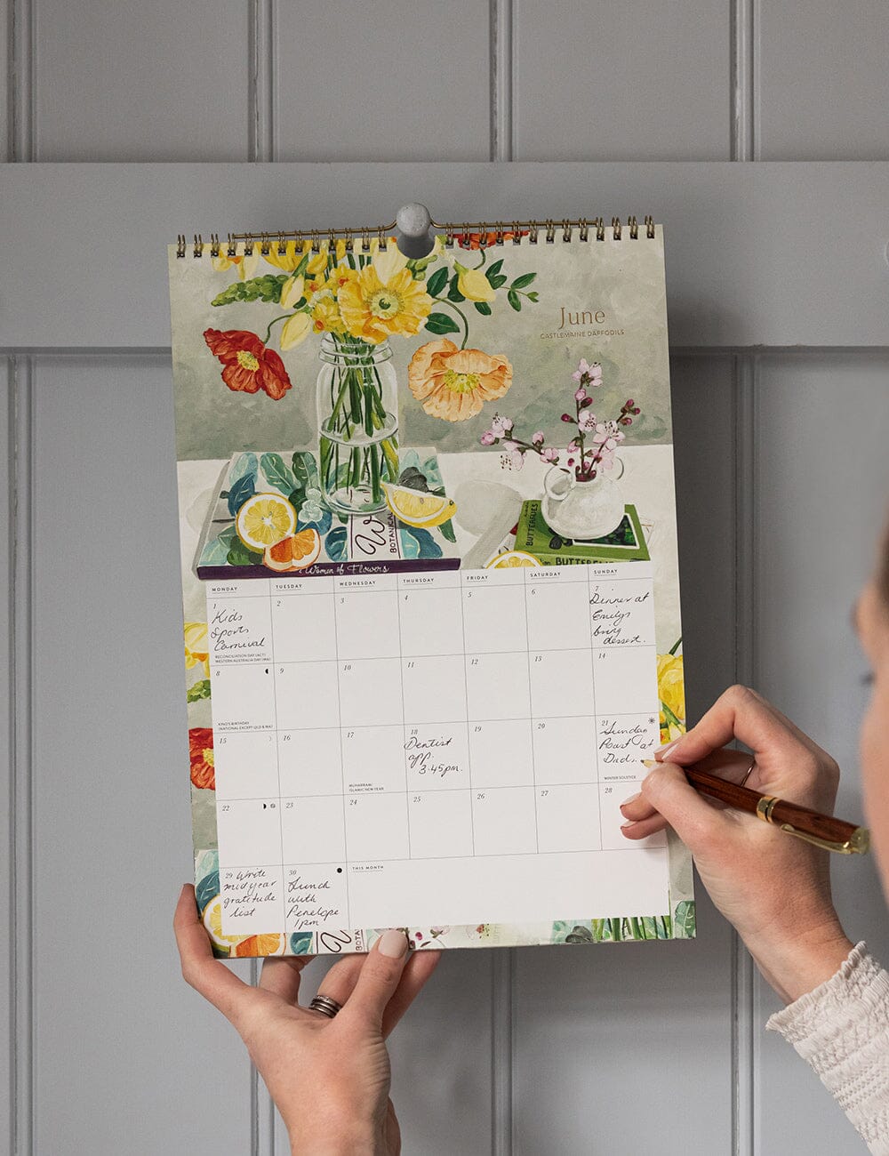 Bespoke Monthly Wall Calendar 2026