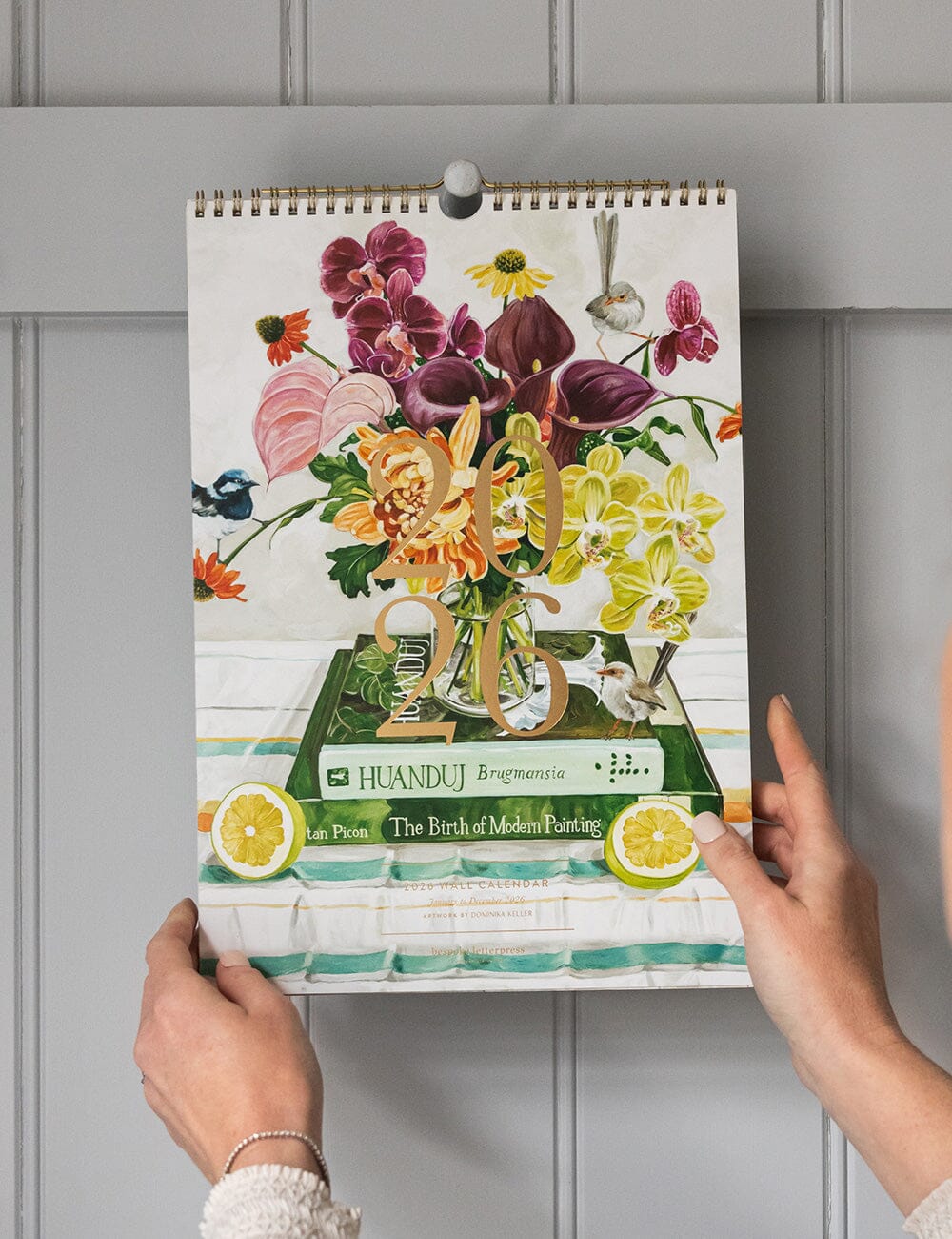 Bespoke Monthly Wall Calendar 2026