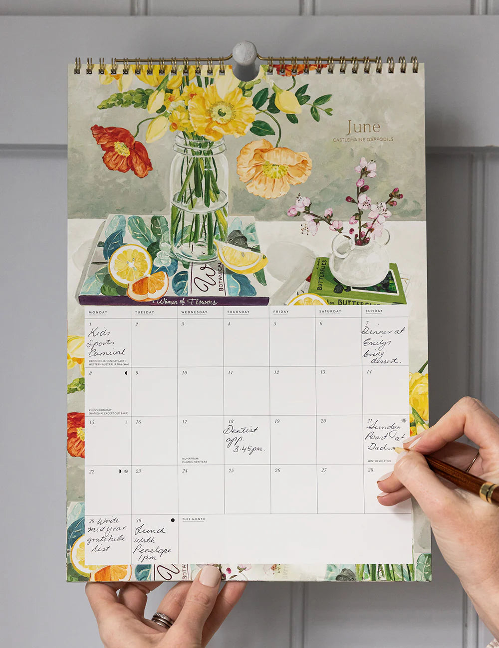 Bespoke Monthly Wall Calendar 2026