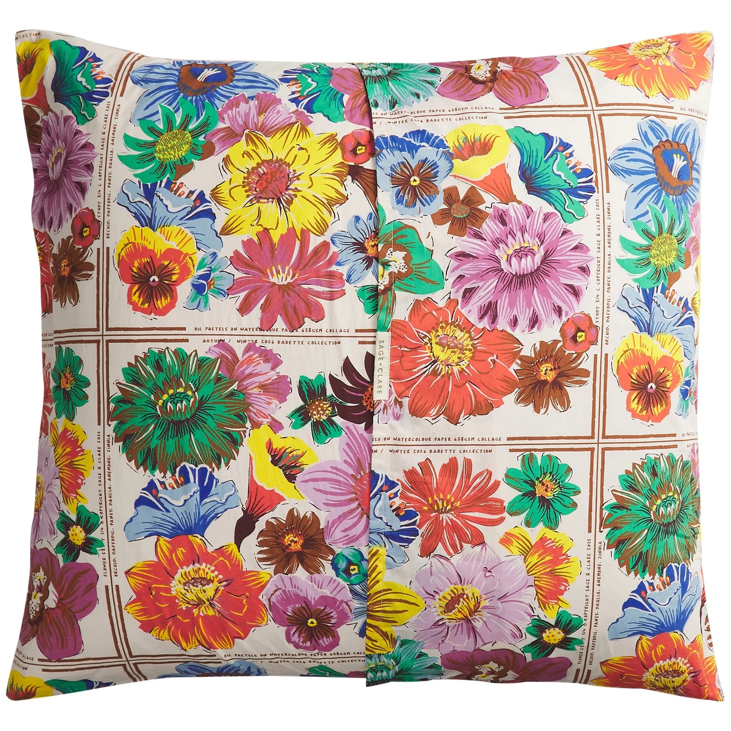 Ines Cotton Pillowcase set - Porcelain