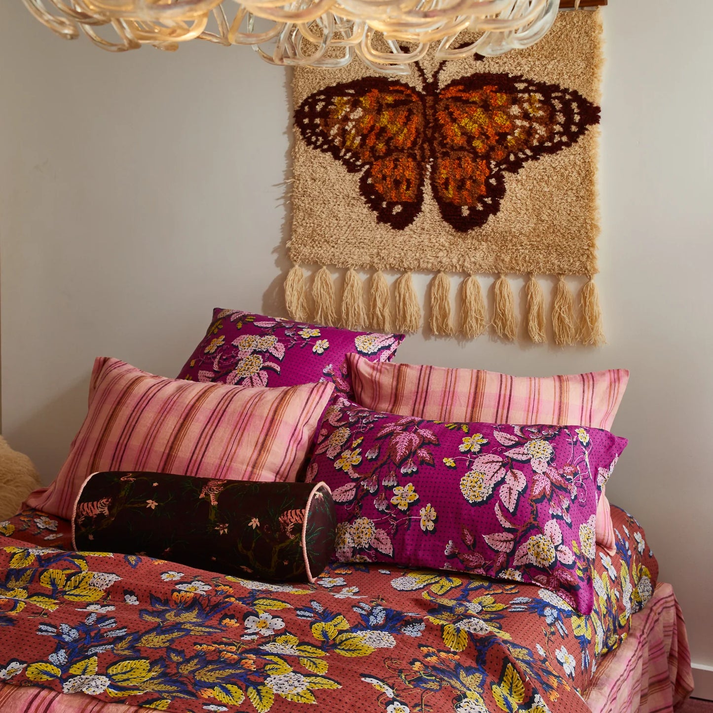 Sage and Clare Heidi Fitted Sheets - Burnt Sienna