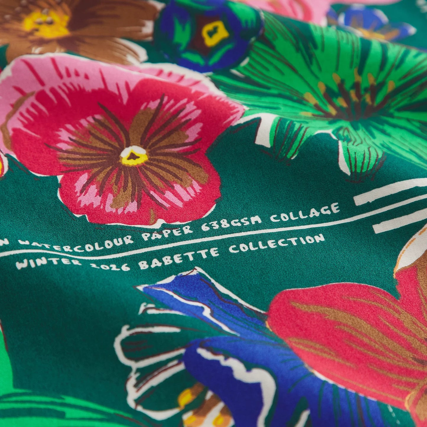 Ines Cotton Flat Sheet - Verdant