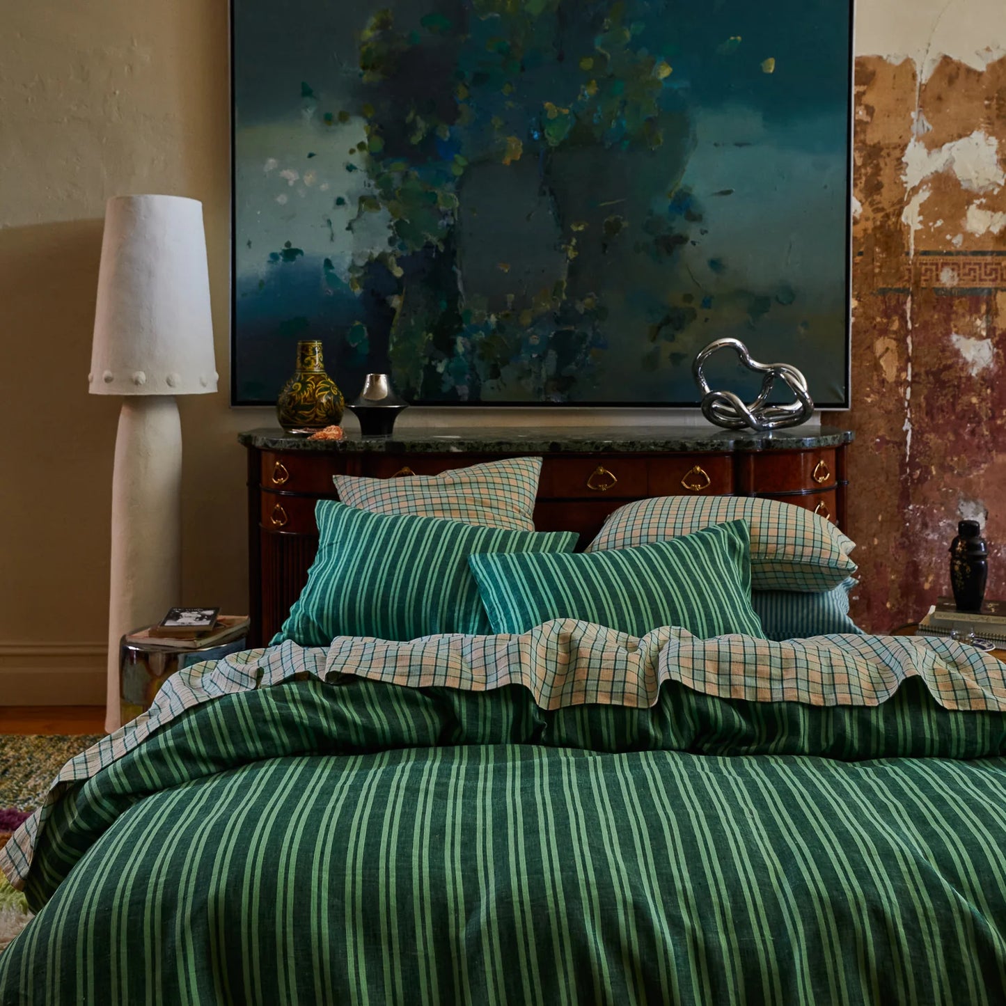 Sage and Clare Marquis Linen Fitted Sheets