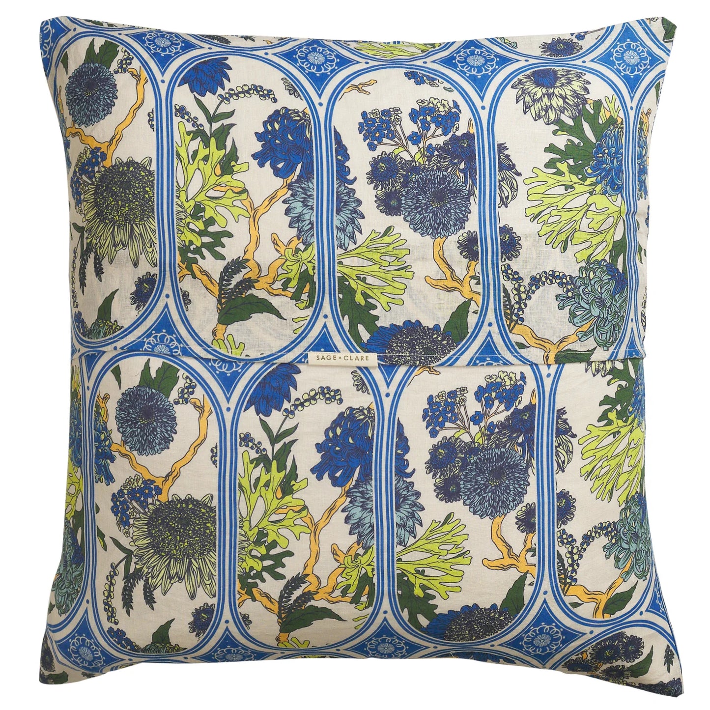 Sage and Clare Naia Linen European Pillowcases - Pearl