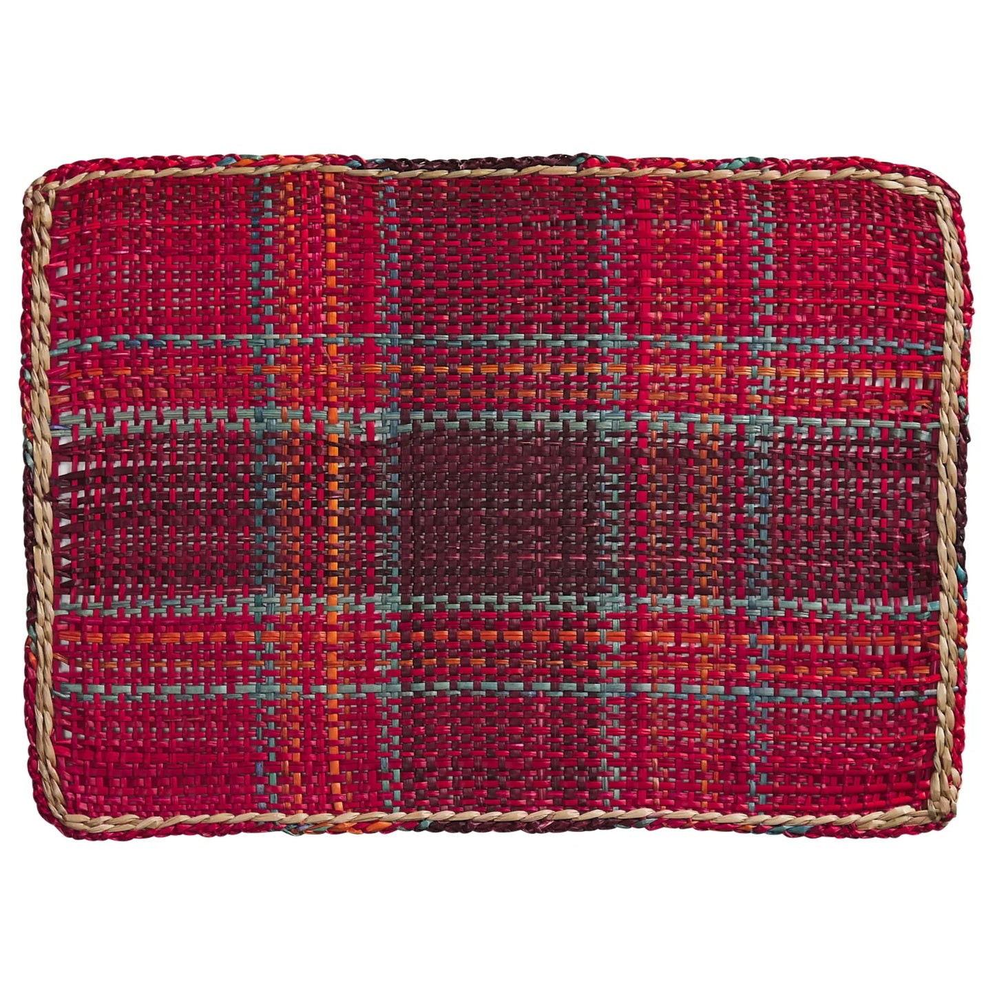 Sage and Clare Isla Placemats - Crimson