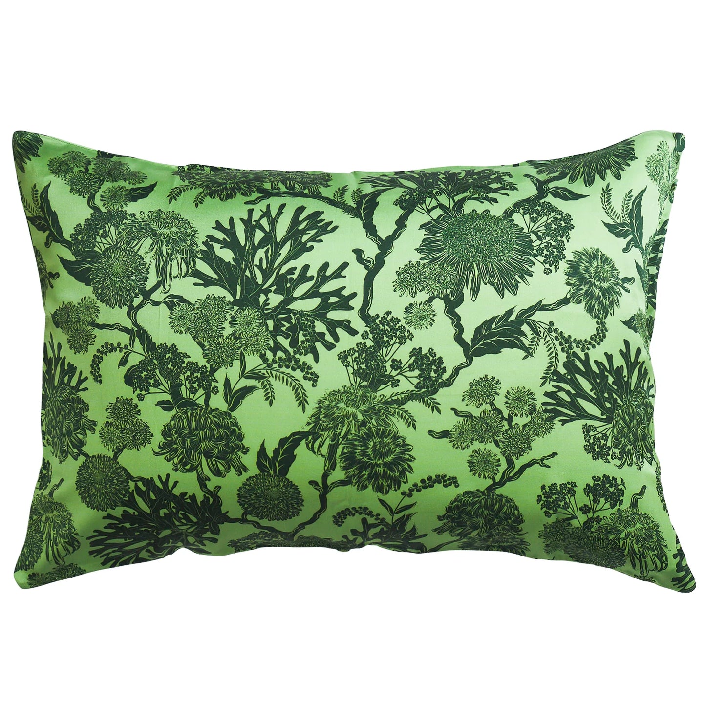 Sage and Clare Silk Pillowcase - Delphine Key Lime