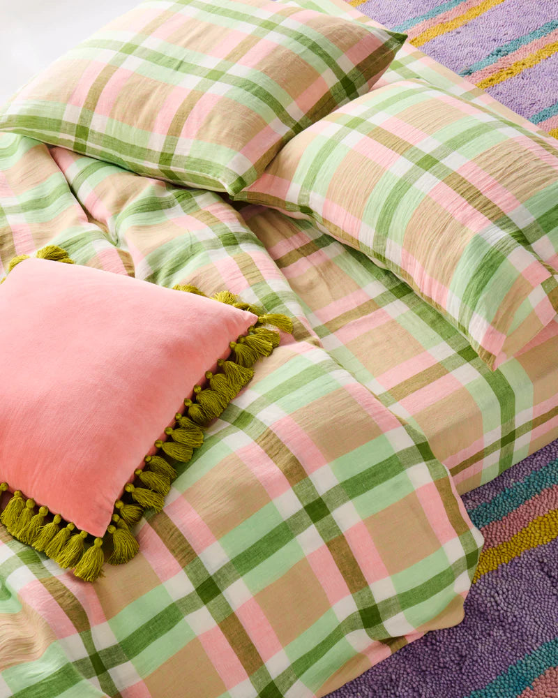 Kip and Co Linen Pistachio Fitted Sheet