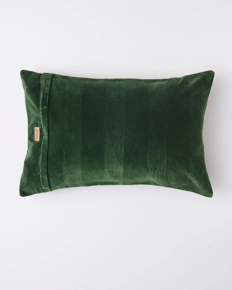 Velvet Stripe Cushion - various colours