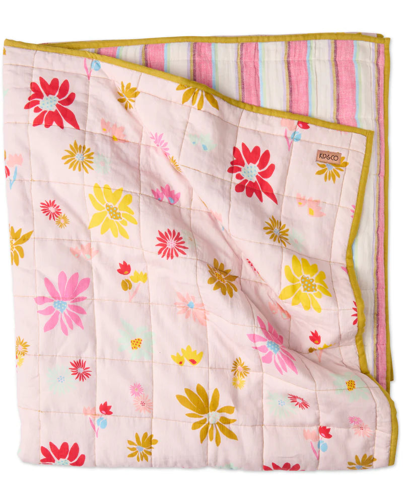 Kip and Co Linen Quilted Bedspread - Rise and Shine