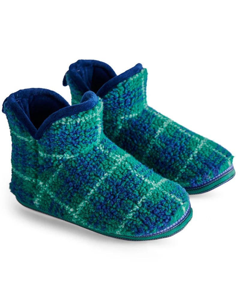 Kip and Co Tartan Sherpa Boots