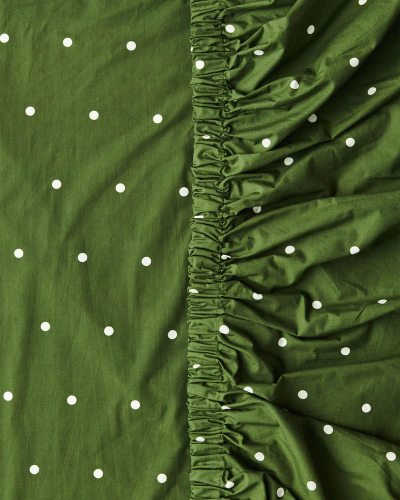 Kip and Co Polkadot Cactus Cotton Fitted Sheet