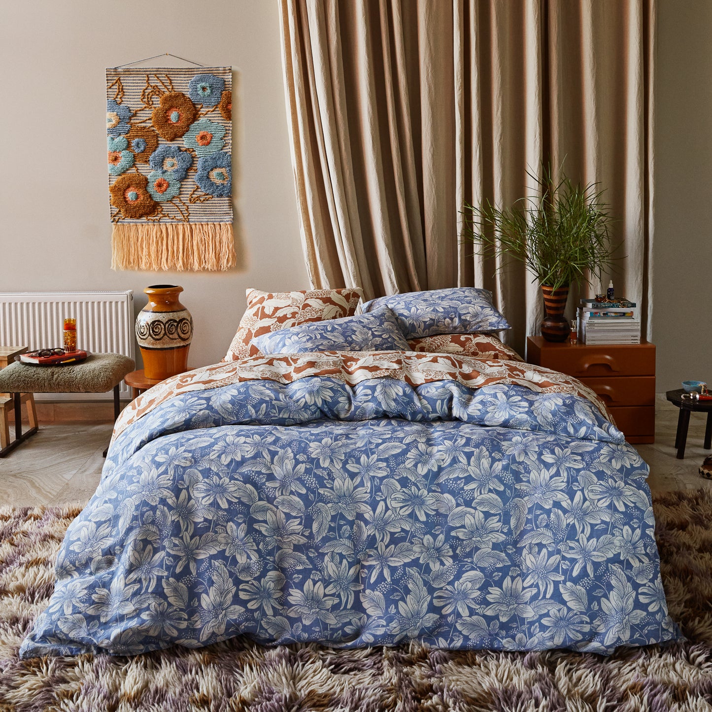 Sage and Clare - Amrita Linen Quilt Cover