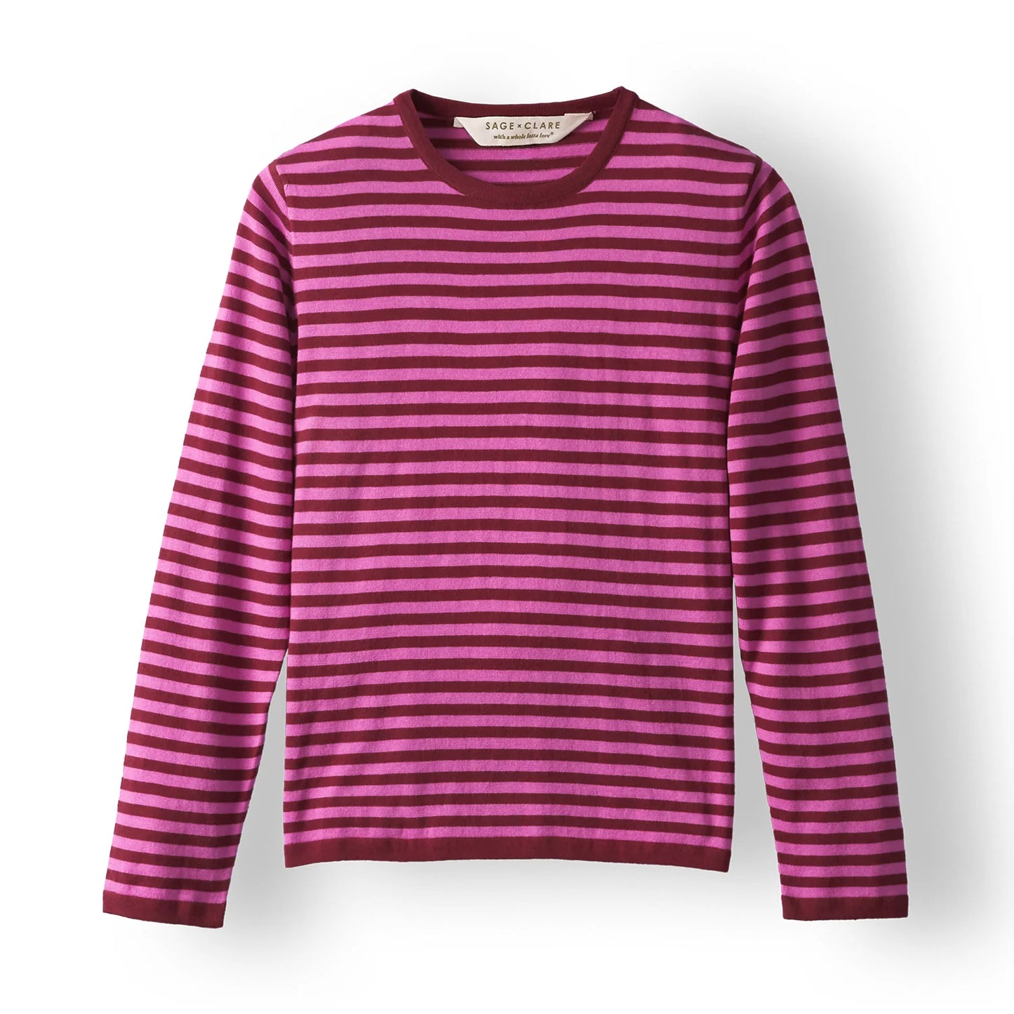 Sage and Clare Pierre Knit Top - Fuchsia