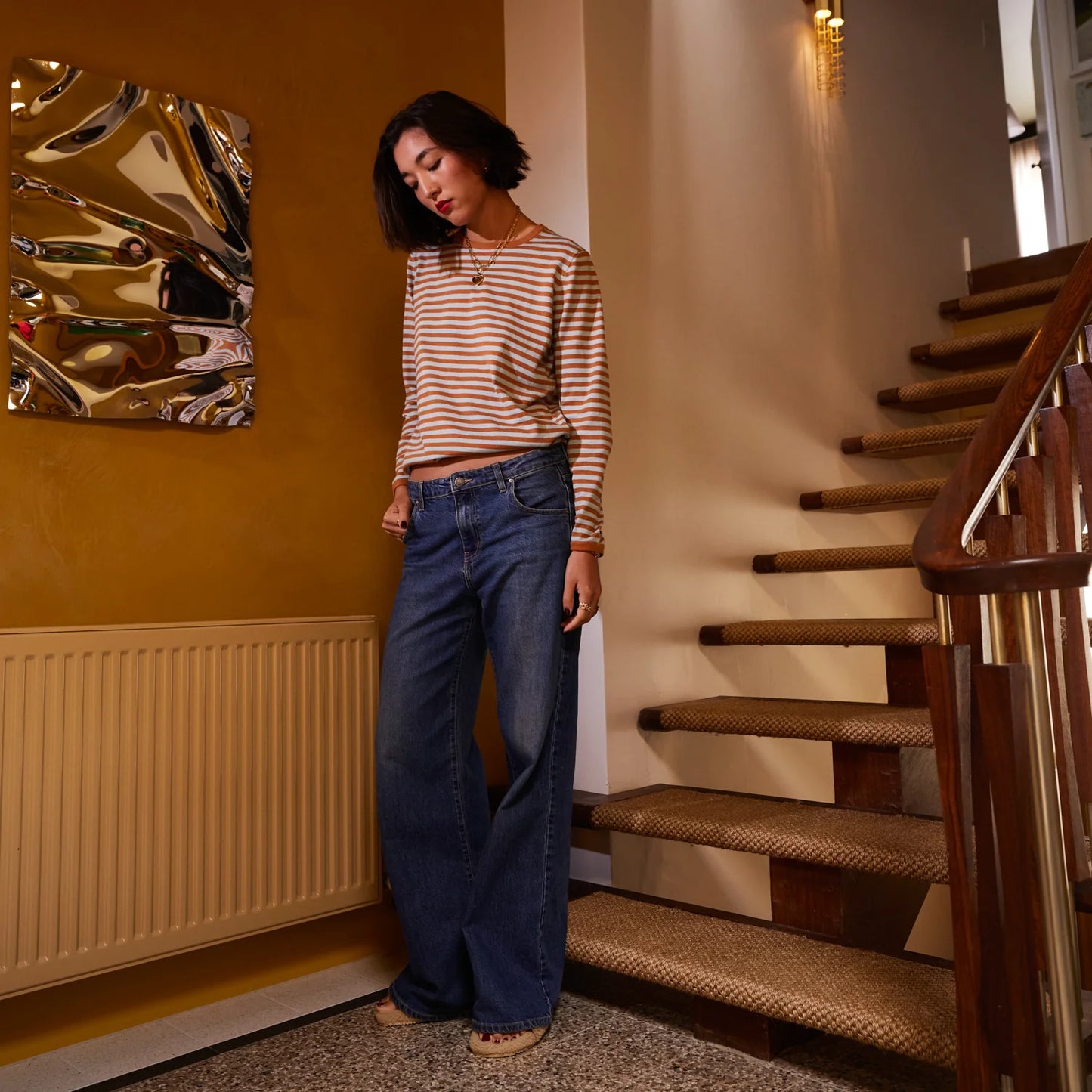 Sage and Clare Pierre Knit Top - Copper