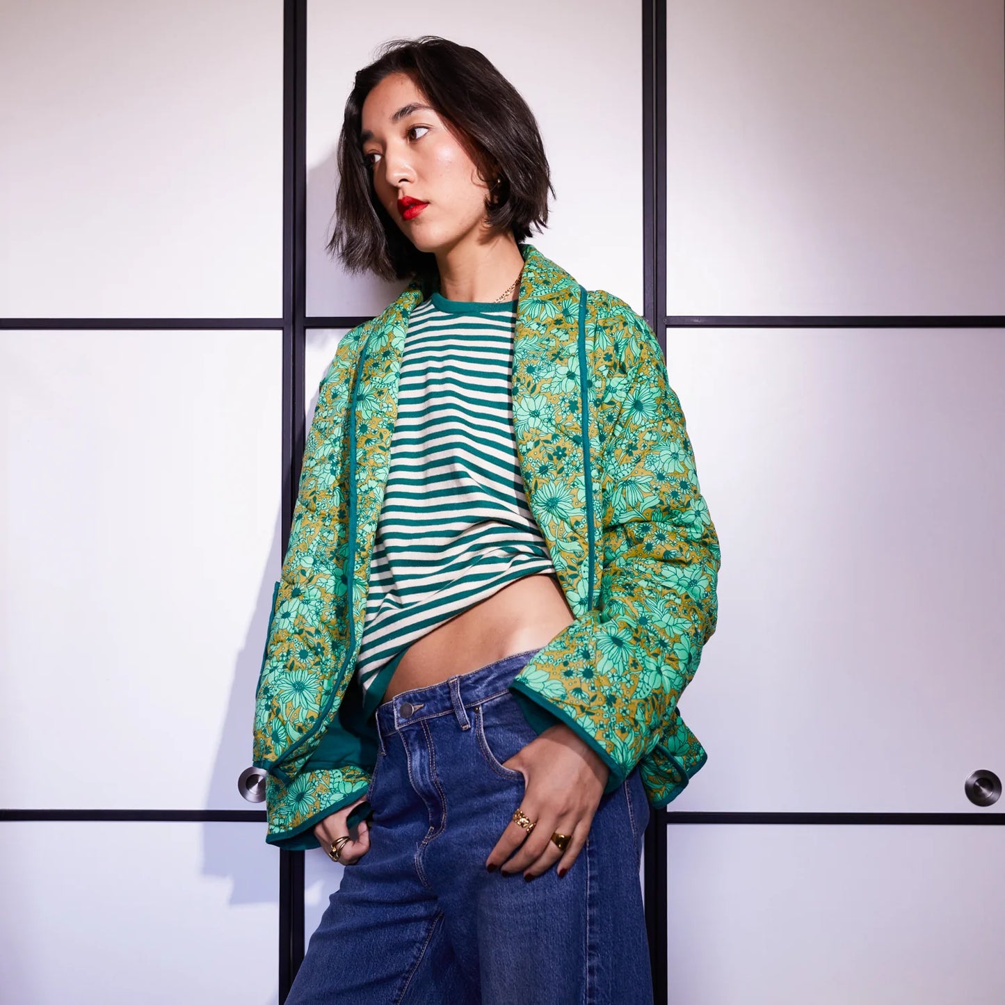Sage and Clare Pierre Knit Top - Forest