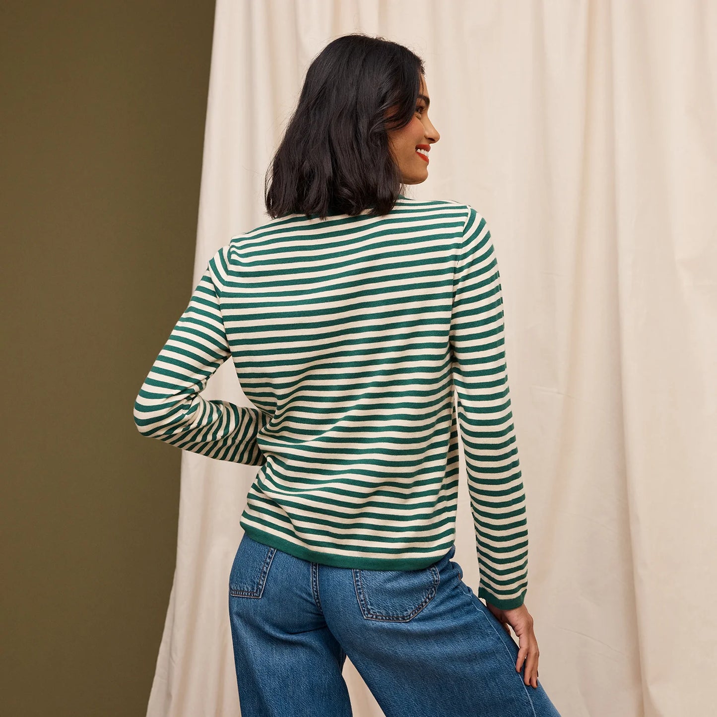 Sage and Clare Pierre Knit Top - Forest