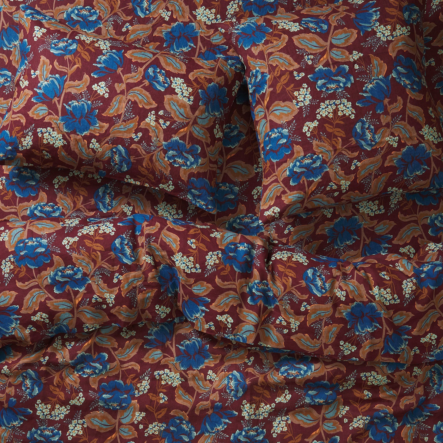 Sage and Clare Margot Quilt Cover - Mahogany