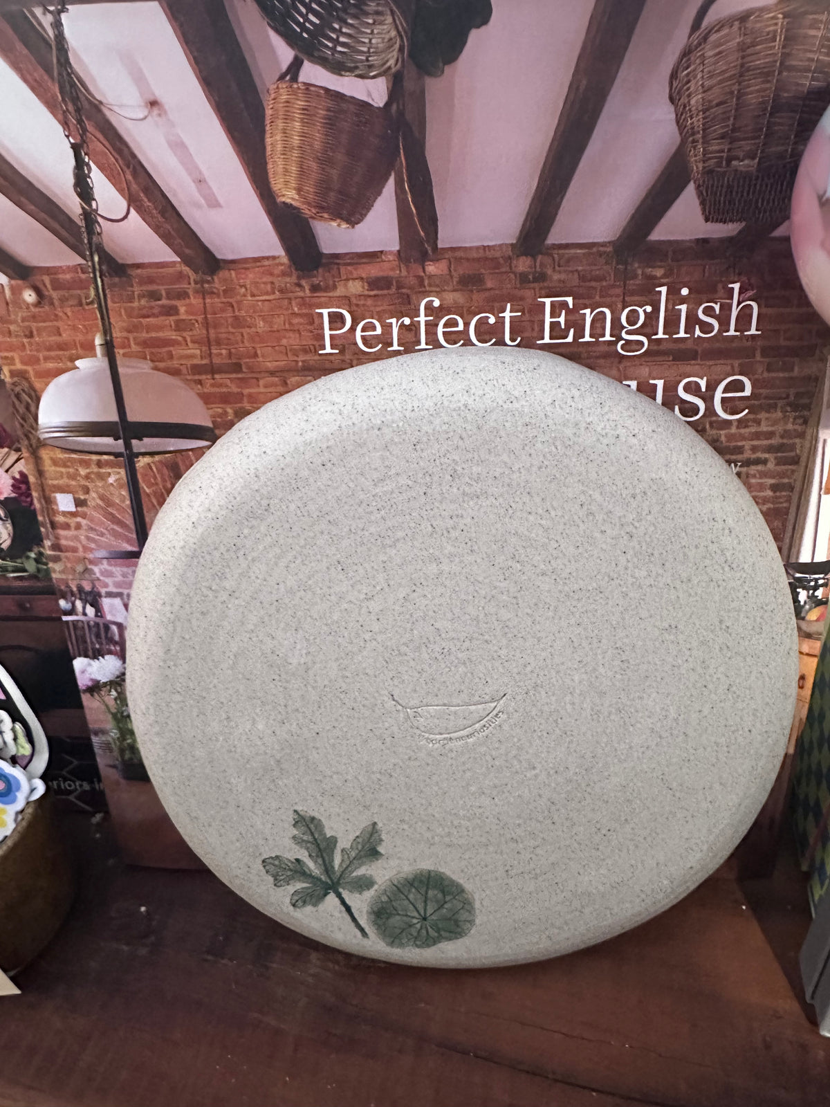 Handmade Ceramic Cottage Garden Platter