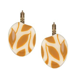 Taratata Jewellery - Kaly Yellow Lever Back Earrings