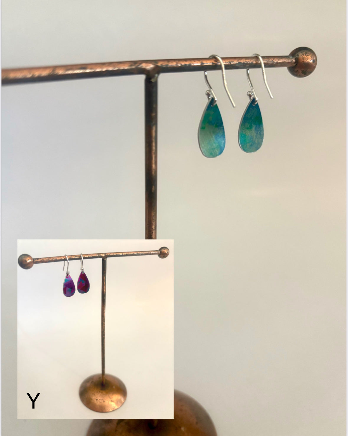 Dilkes-Hoffman Anodised Aluminium Earrings - small