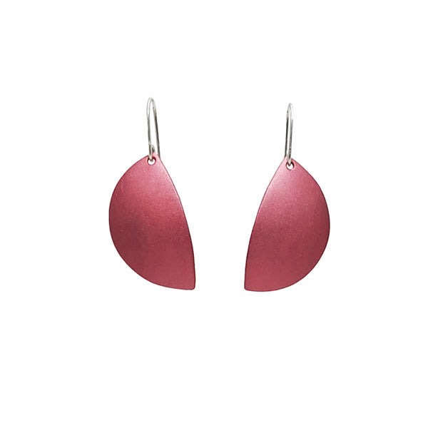 Kalinowski Jewellery Anodised Aluminium Symmetry Earrings - Small - Malaga