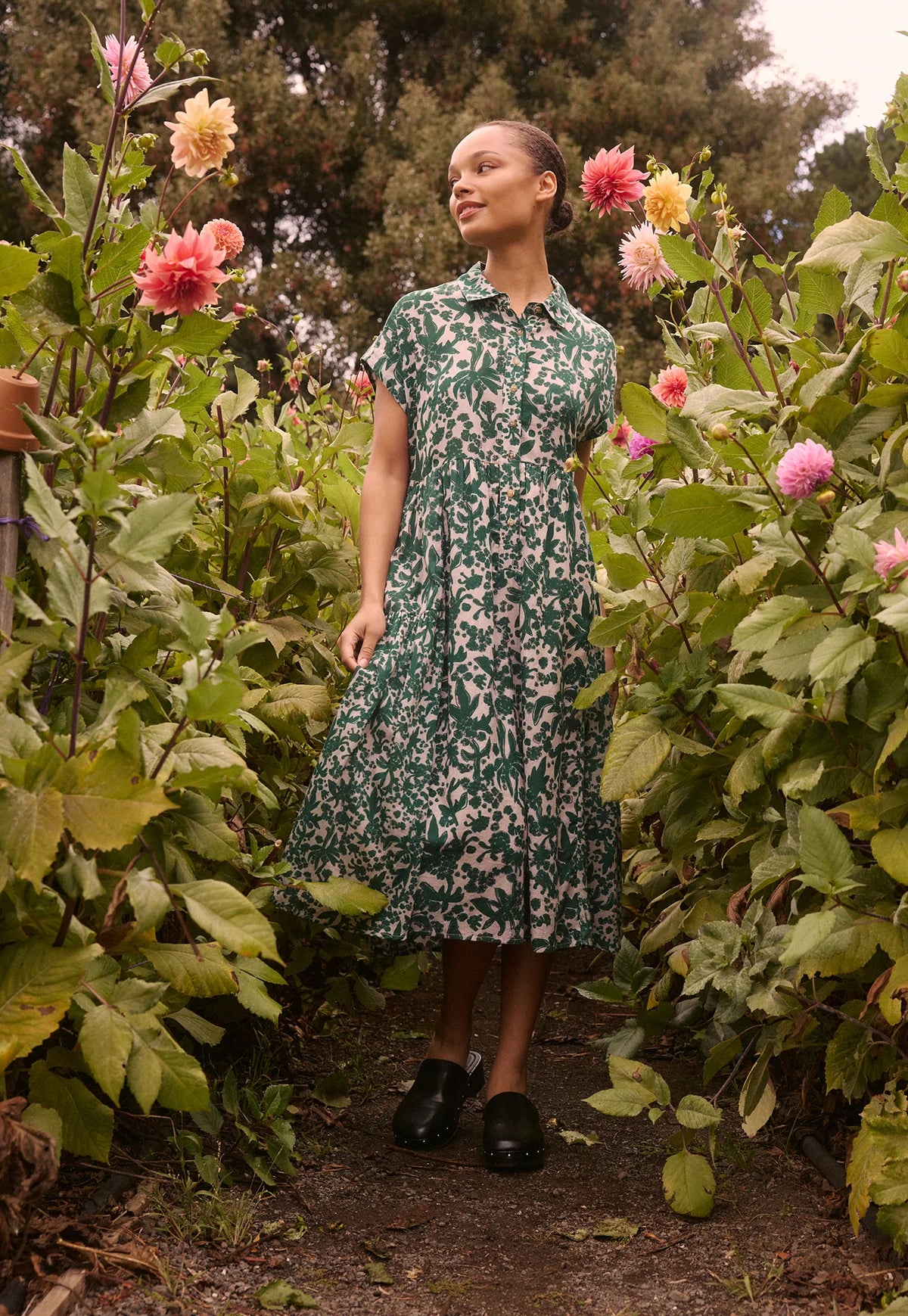 Nancybird Maja Dress - Parsley