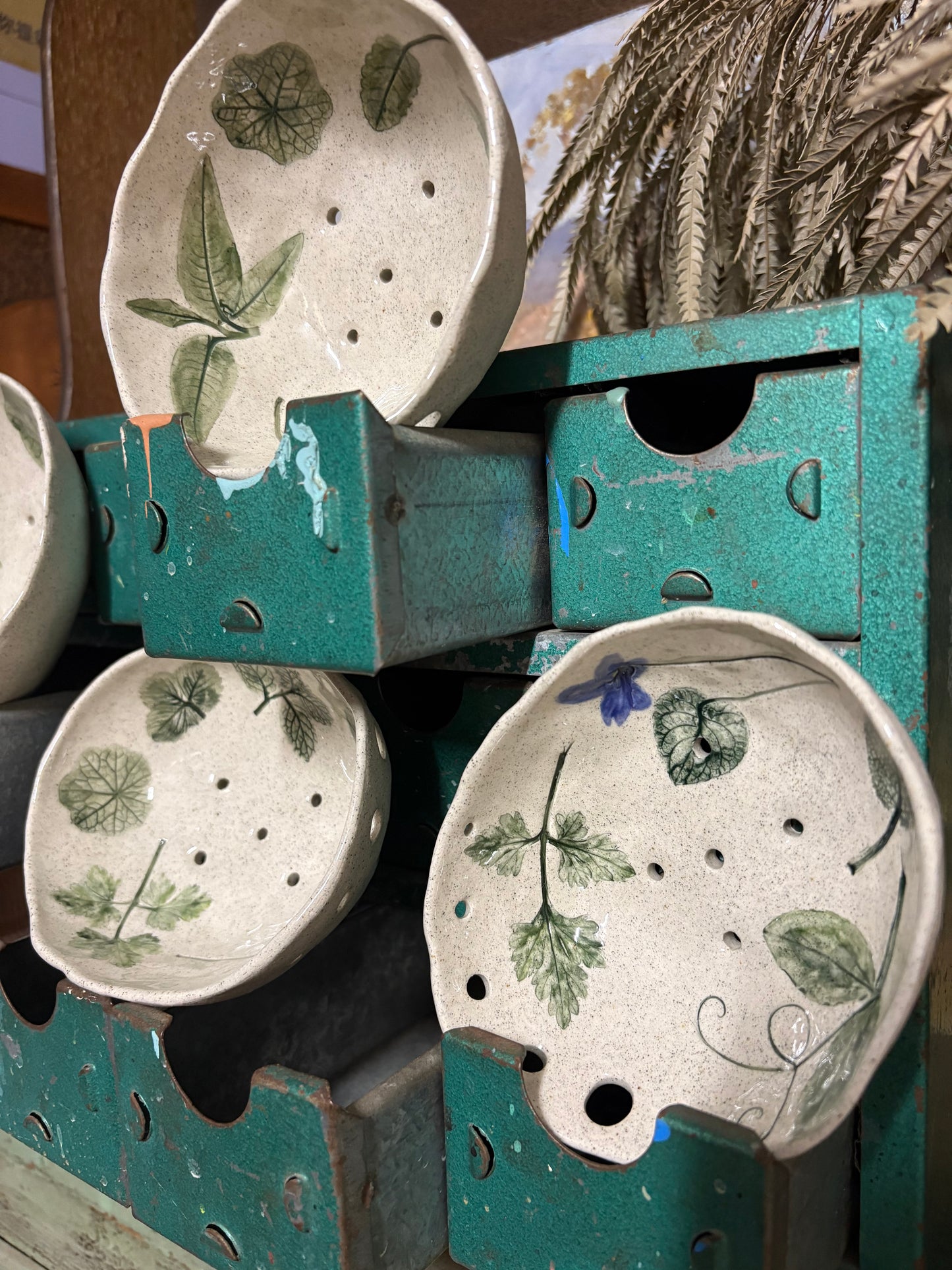 Handmade Ceramic Herb Bowls