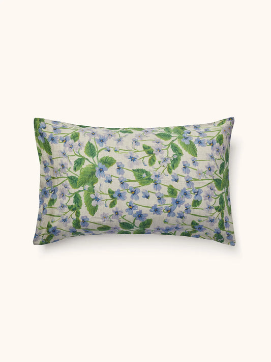 Bonnie and Neil Lilas Linen Standard Pillowcases