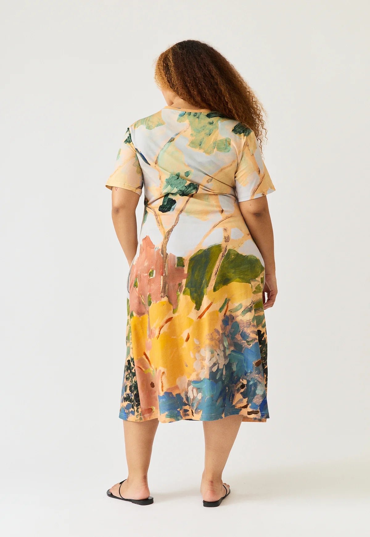 Nancybird Short Sleeve Elena Dress - Sunny Clearing