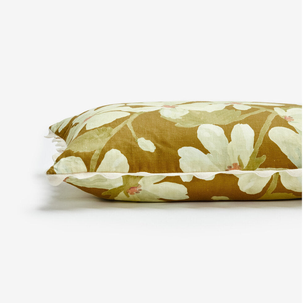 Bonnie and Neil Cushion - Violet Mustard
