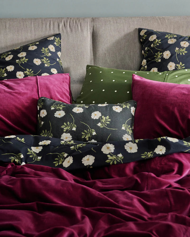 Polkadot Cactus Cotton Pillowcases